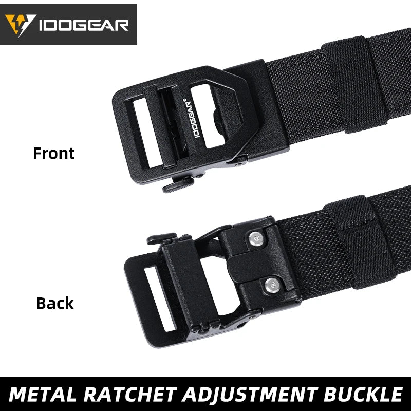 Idogeartactual Adjustable Ratchet Belt With Durable Nylon Construction