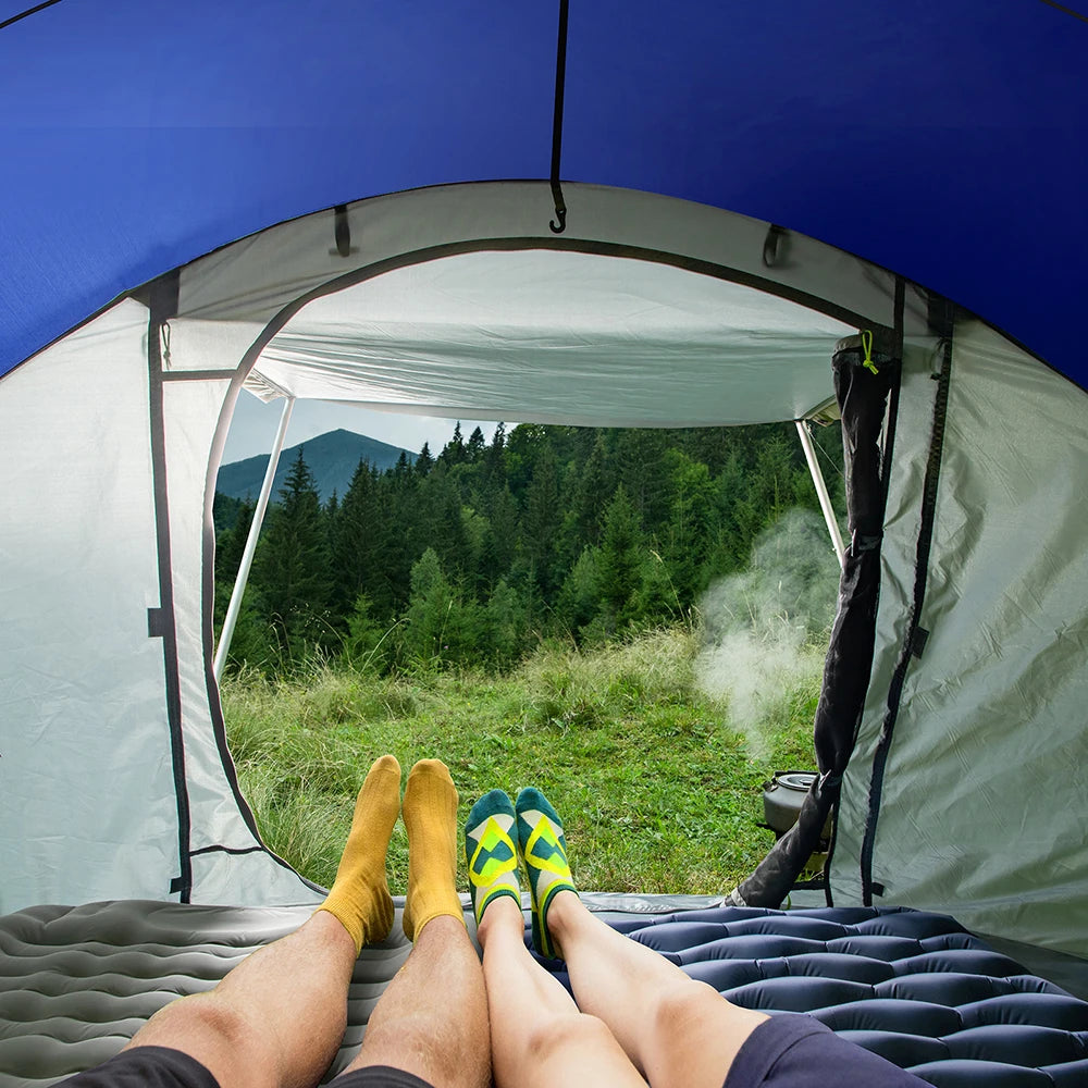 Night Cat Pop-up Camping Tent: 2 Person Tent Waterproof Instant Easy Setup Family Tent
