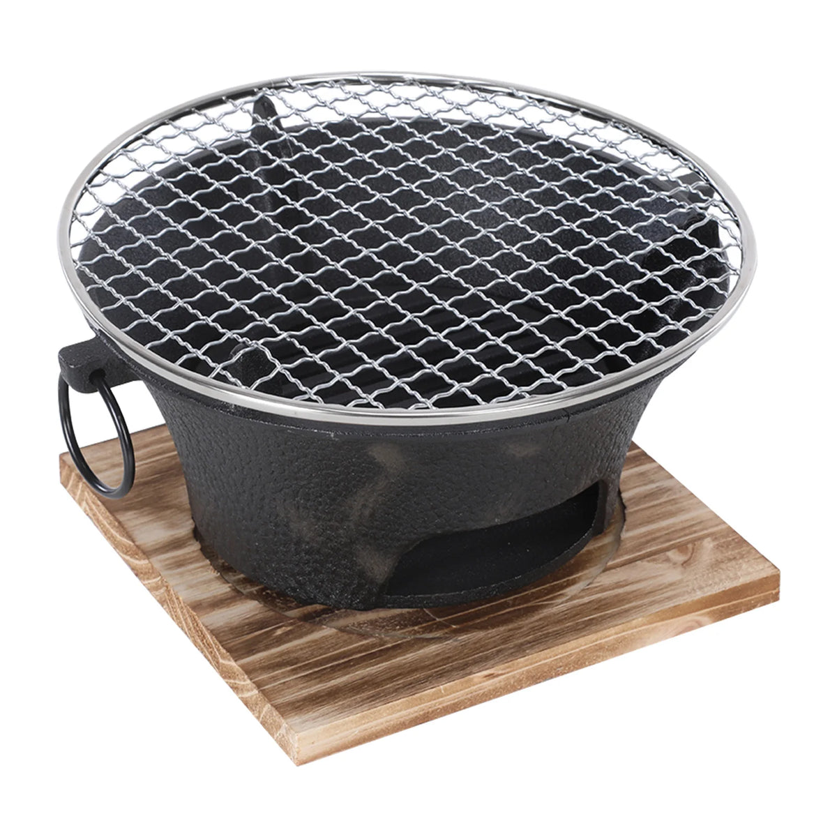 Atuotin Stainless Steel Charcoal Barbecue Grill Tabletop Pit Outdoor Camping