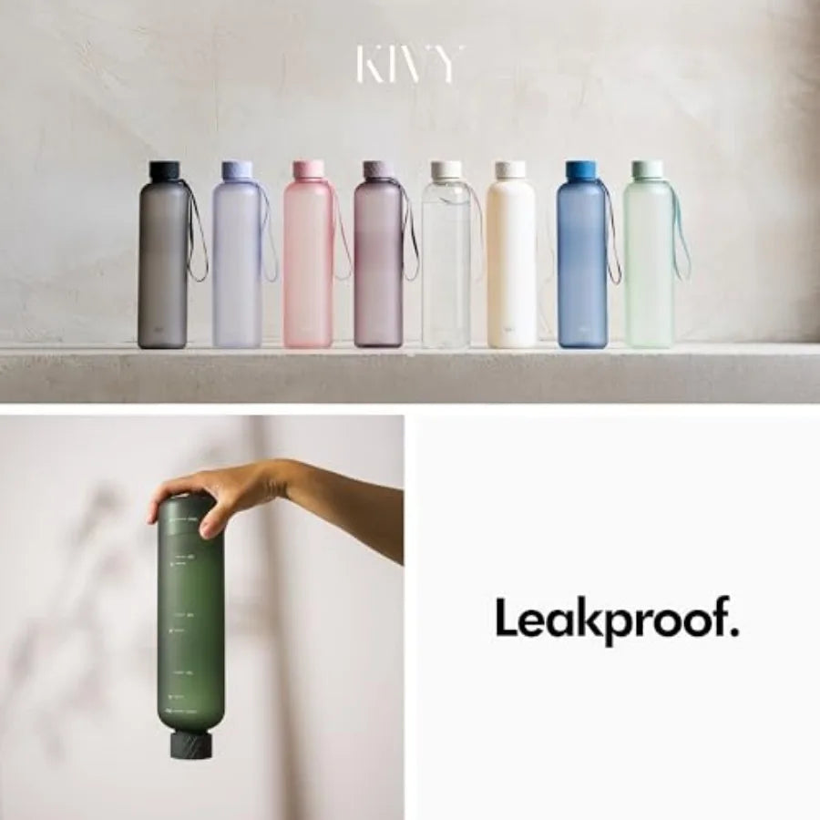 Portable Lightweight Shatterproof Water Bottle For Travel And Sports