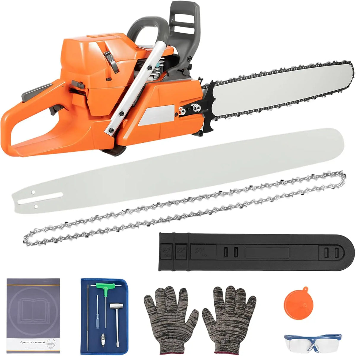 Premium 2 Stroke Gas Powered Chainsaw For Efficient Wood Pruning