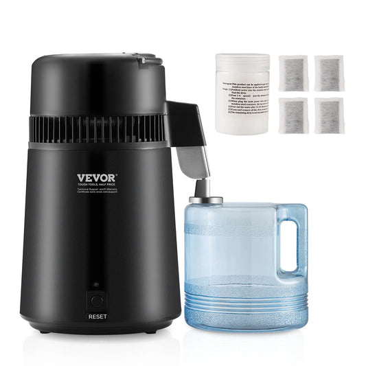 SucceBuy Stainless Steel Countertop Water Distiller Purifier