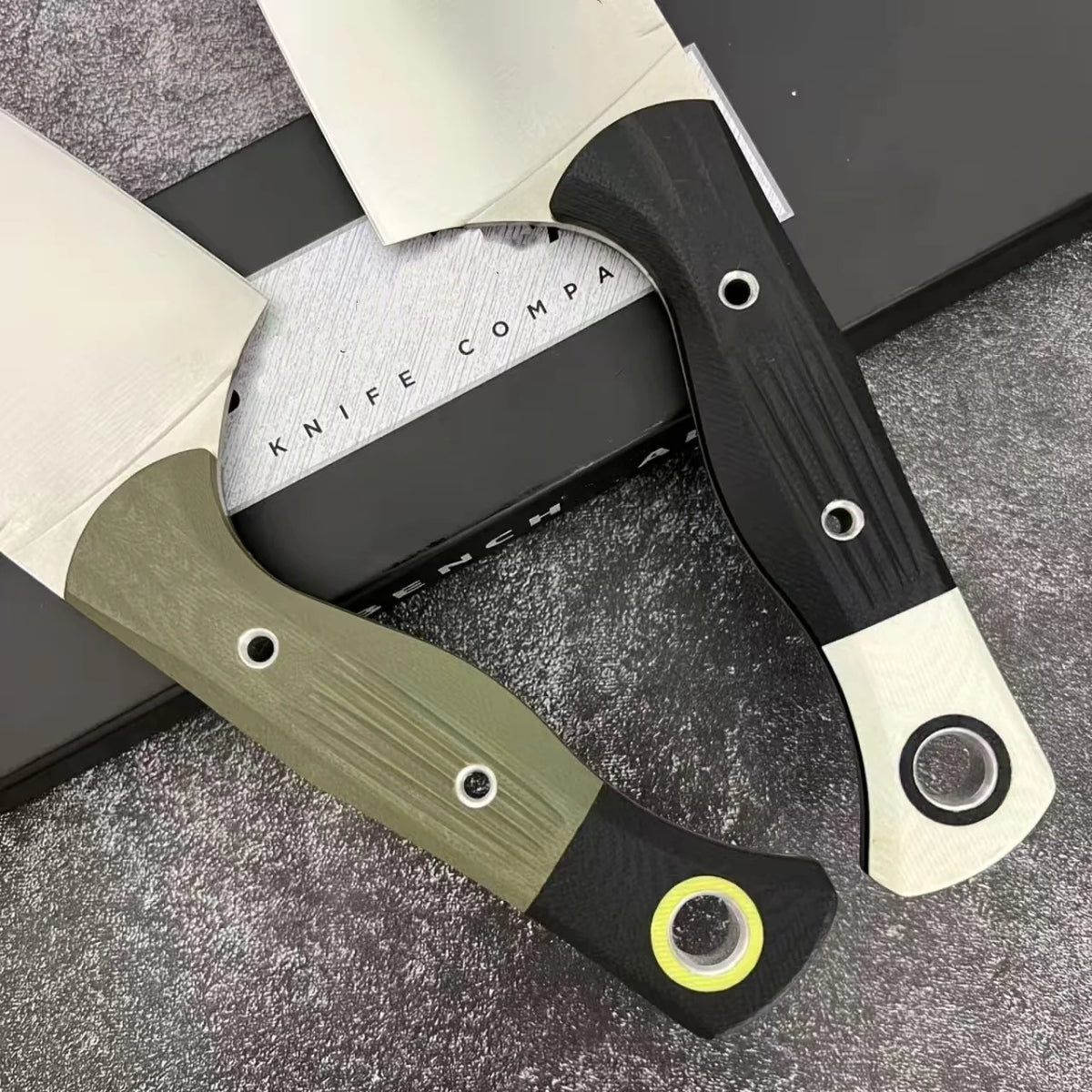 BM4010 Fixed Blade Knife CPM 154 Steel Spear Point Micarta Handle Camping Knife with Sheath for Industrial DIY Grade OEM