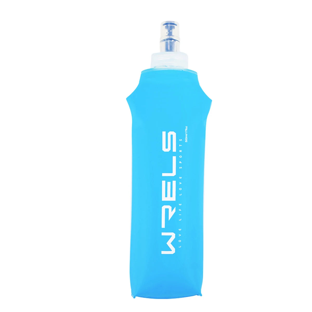 WRELS Collapsible Silicone Water Bottle For Outdoor Camping And Running