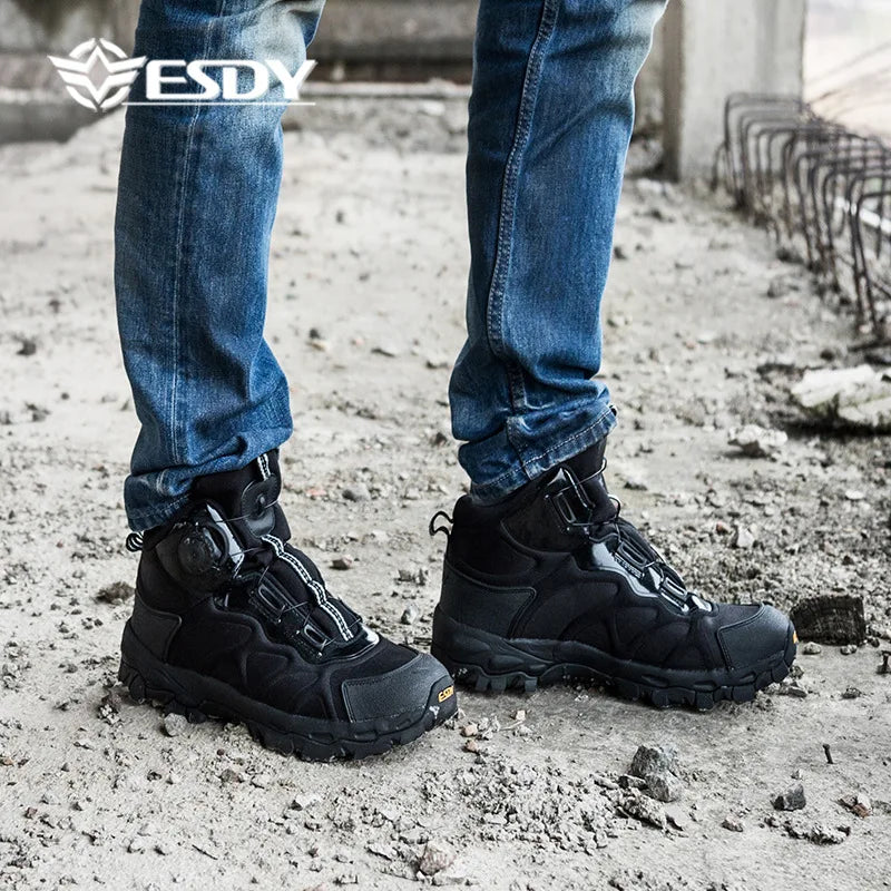 Kolinvov Men Waterproof Outdoor Hiking Boots With Eva Insole