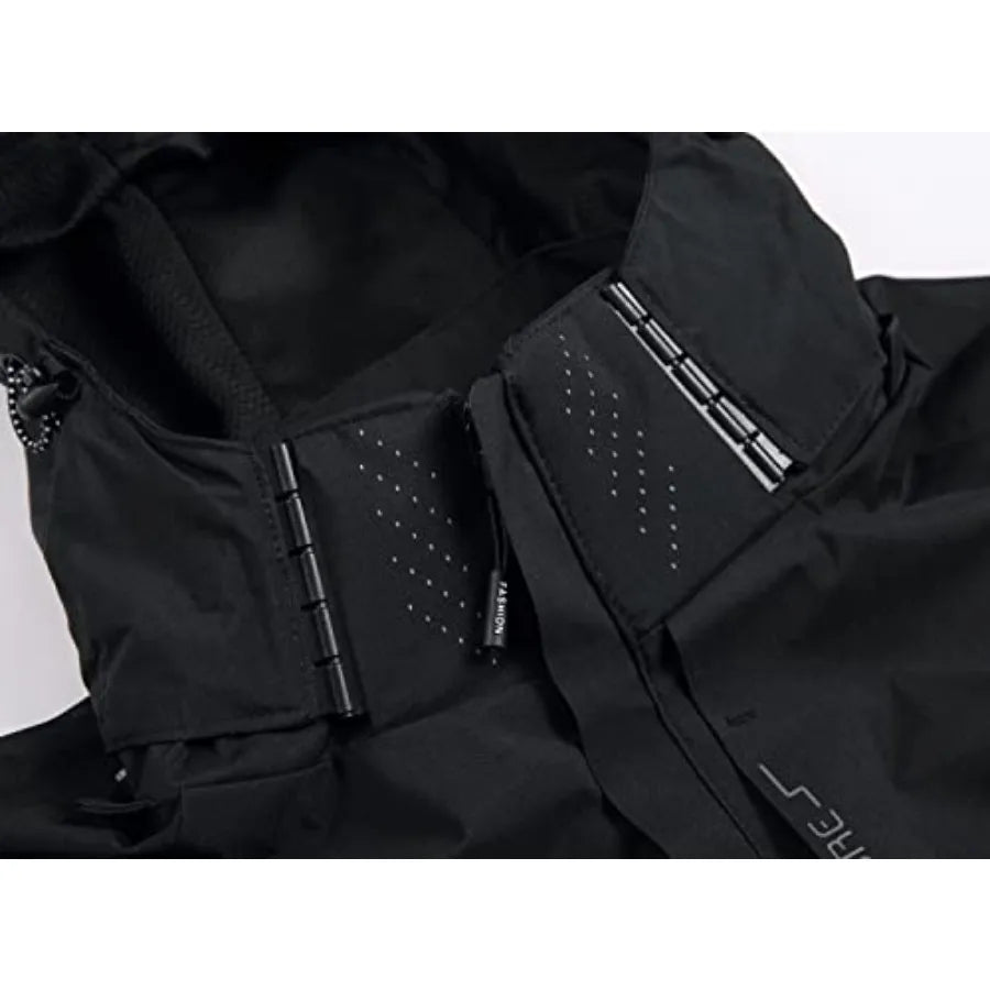 Lightweight Waterproof Hooded Rain Jacket For Hiking And Outdoor Use