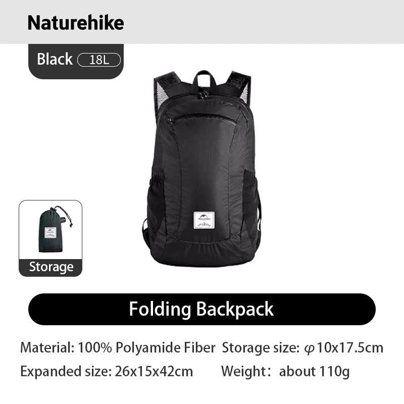 Naturehike Ultra Lightweight Waterproof Nylon Hiking Backpack