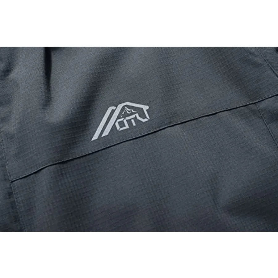 Lightweight Waterproof Hooded Rain Jacket for Hiking and Travel