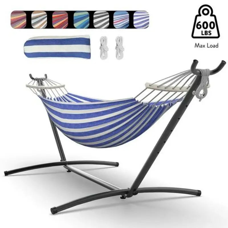 Gyroor Heavy Duty Adjustable Stand Mounted Hammock For Relaxation