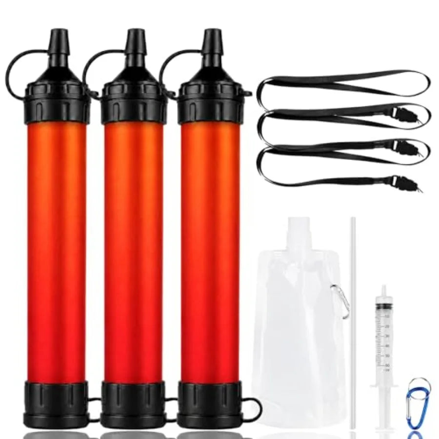Portable Water Filter Straw for Camping Hiking and Travel