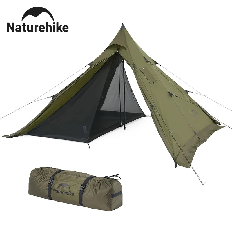 Naturehike Double Layer Camping Tent With Chimney Window