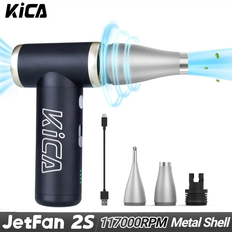 KiCa JetFan Rechargeable Portable Air Blower For Outdoor Use