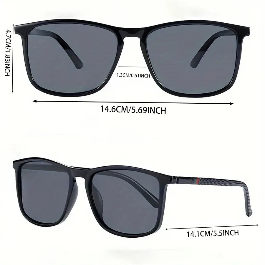 Hindfield Square Vintage Cycling Sunglasses For Men And Women