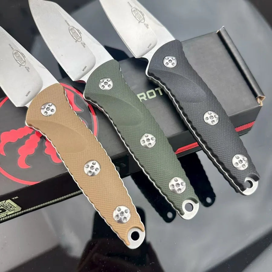 High-quality 93M Professional-level Tactical Knife Outdoor Camping Hiking Survival EDC Tool Fishing Knife for Men As A Gift