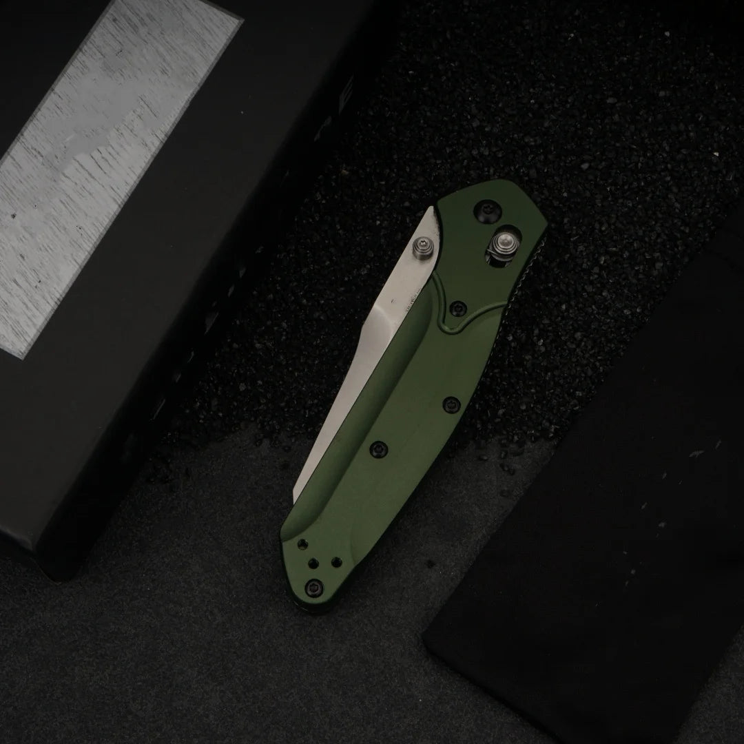 Osborne Bm940 Stainless Steel Drop Point Folding Knife With Aluminum Handle