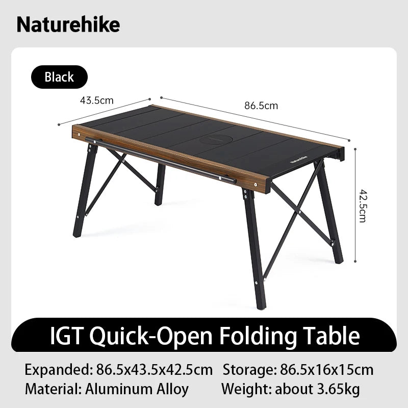 Naturehike Folding Aluminum IGT Camping And Grill Table