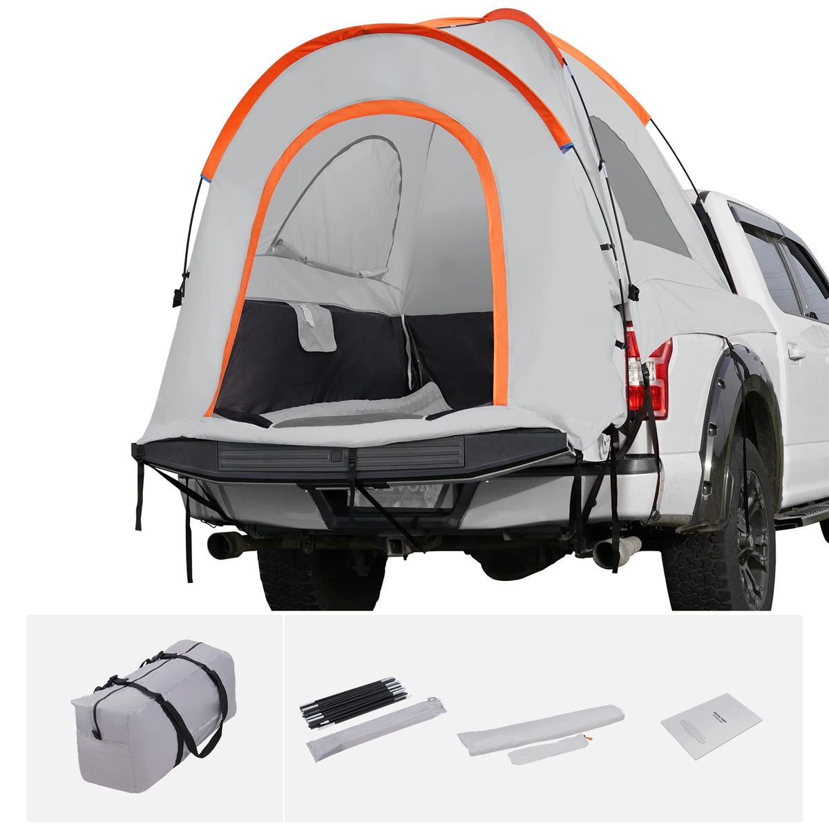 VEVOR Durable Double Layer Rear SUV Polyester Camping Tent