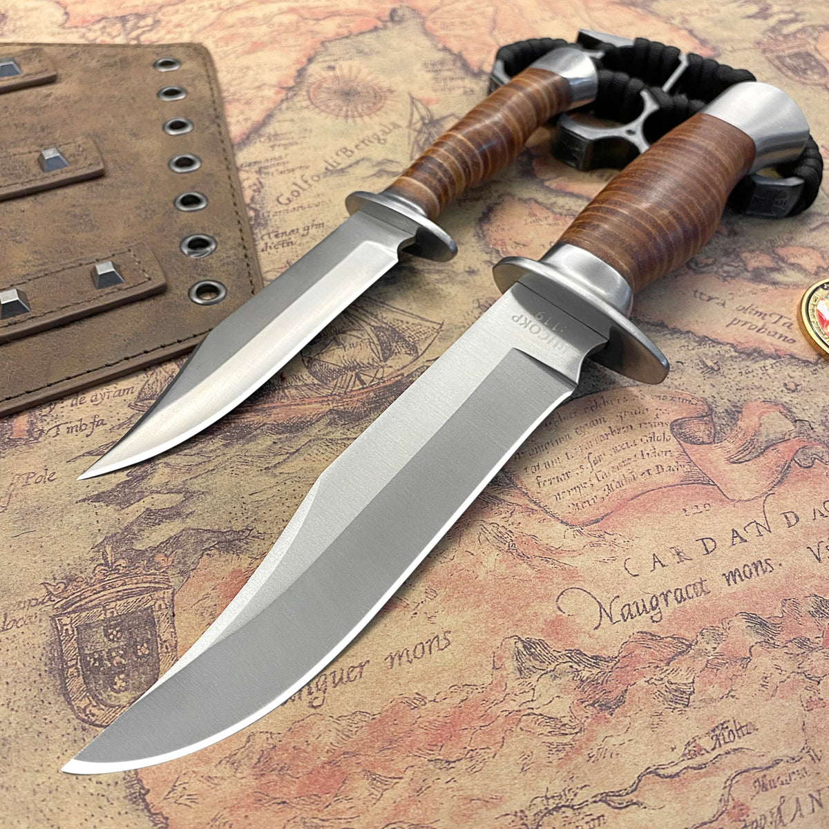Gdekls Stainless Steel Hunting Knife For Outdoor Camping And Survival
