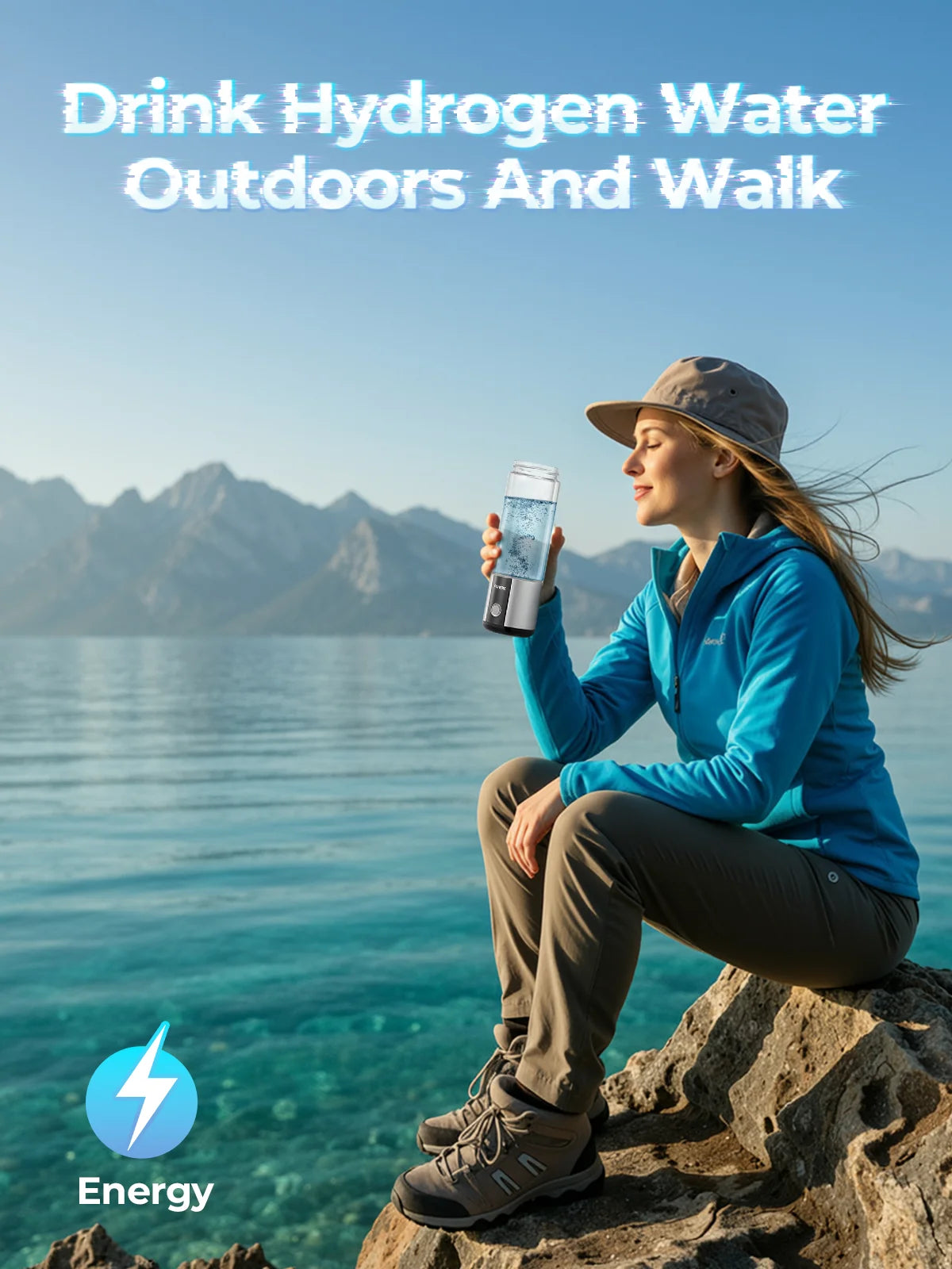 Portable Hydrogen Water Bottle With Advanced Water Generation Technology
