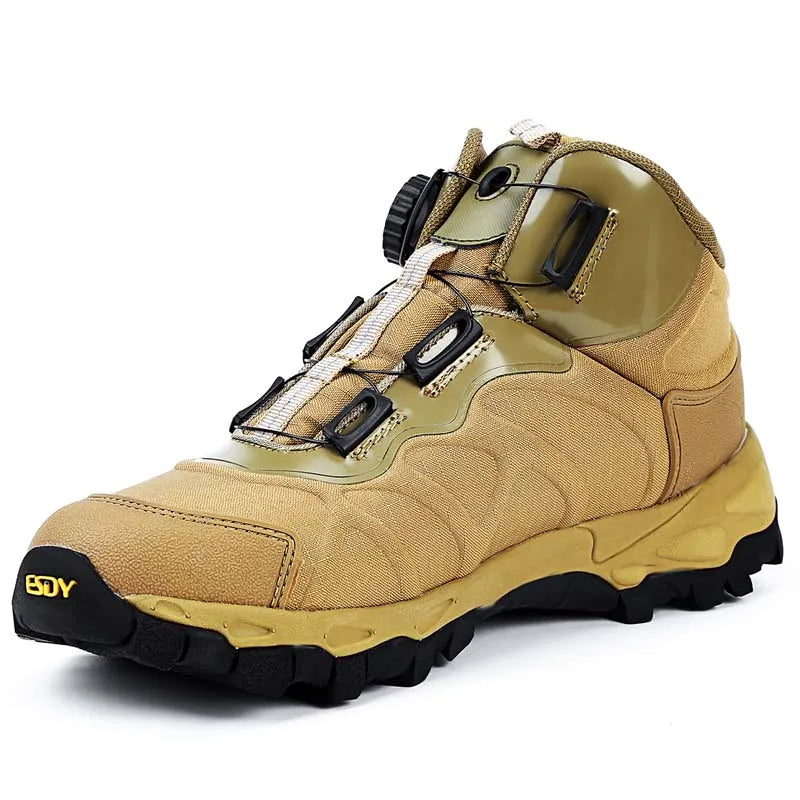 Kolinvov Men Waterproof Outdoor Hiking Boots With Eva Insole