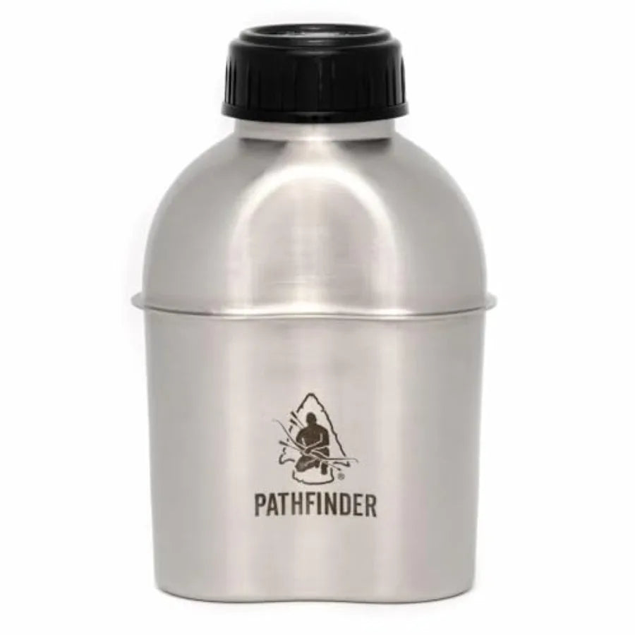 Stainless Steel Camping Canteen Cooking Set With Tableware