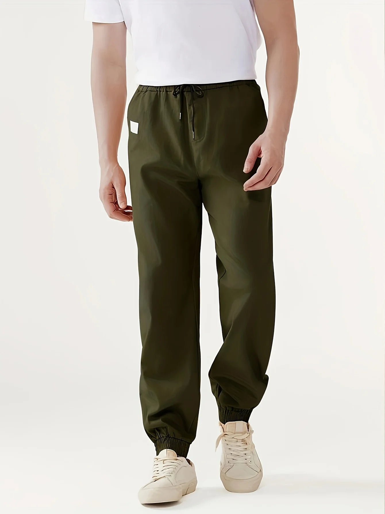 Winthunder Men Multi Pocket Casual Loose Workwear Pants