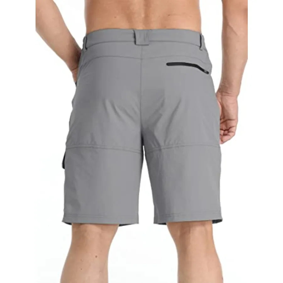 Men Quick Dry Water Resistant Cargo Shorts For Outdoor Activities