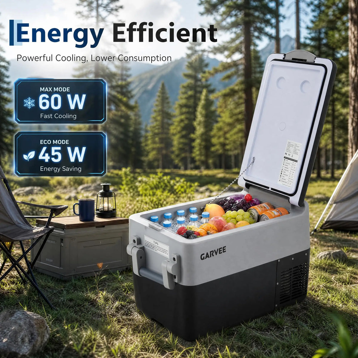 HiMISS Portable Dual Zone Car Refrigerator Freezer