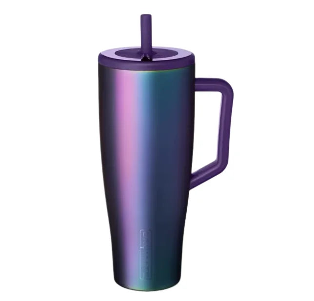 BruMate Insulated Stainless Steel Travel Tumbler With Straw