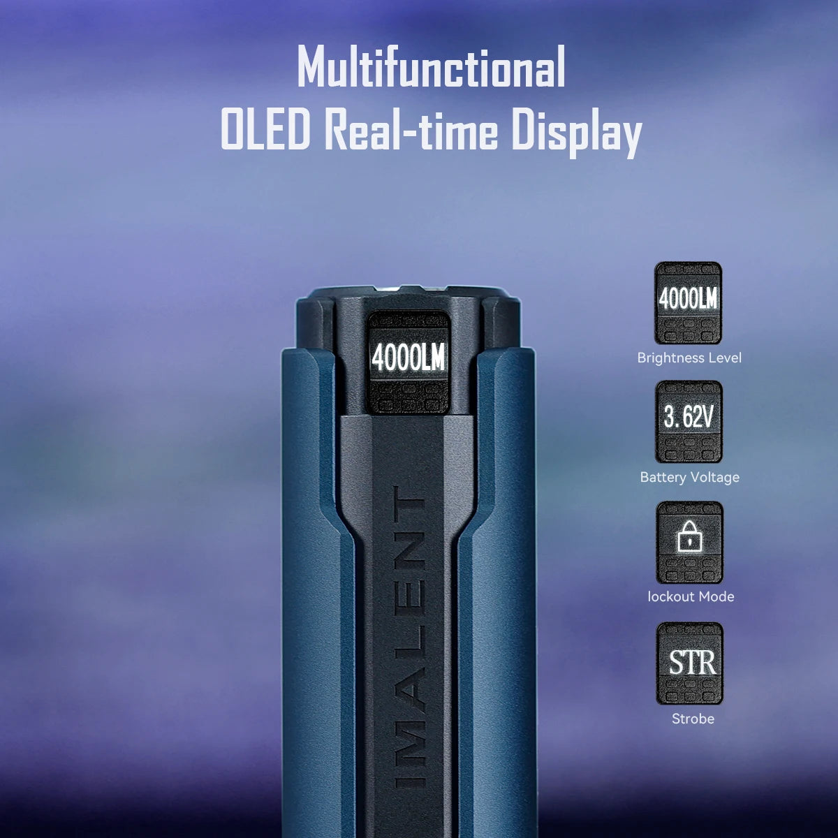 IMALENT LD70 Rechargeable Tactical LED Flashlight for Camping and Emergencies