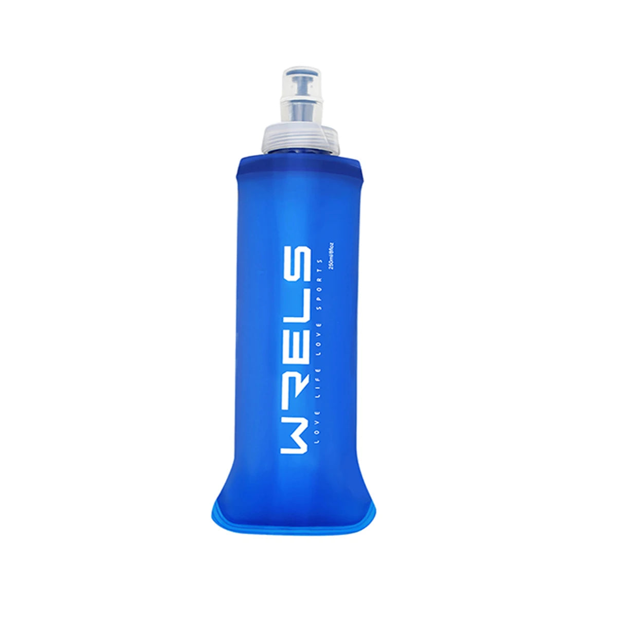 WRELS Collapsible Silicone Water Bottle For Outdoor Camping And Running
