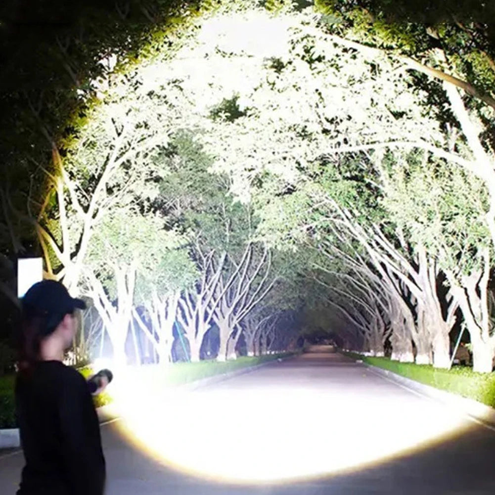 Atuotin 800 Lumens COB LED Flashlight IPX4 Rechargeable Outdoor Torch