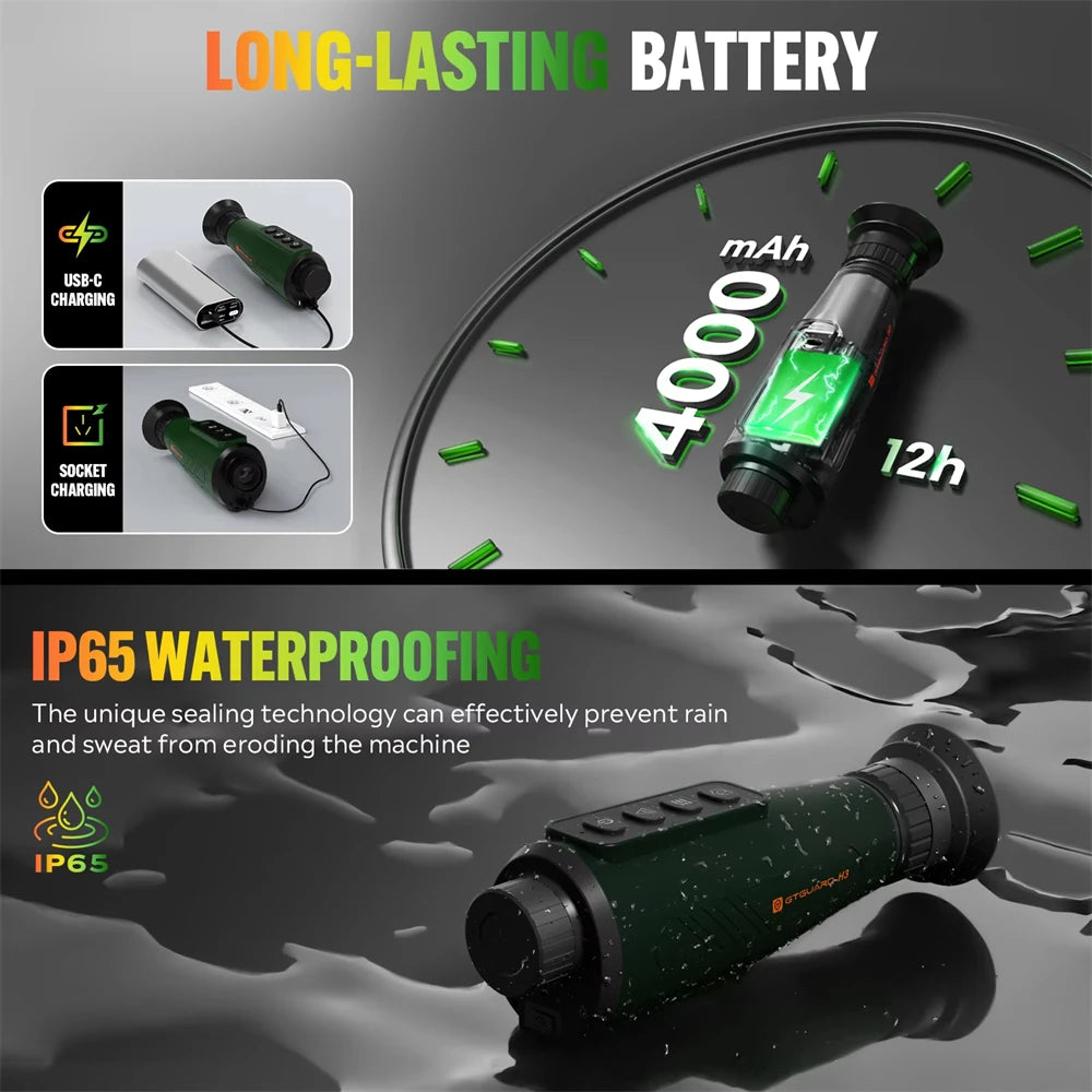 GTMEDIA GTGUARD H3 Thermal Imaging Monocular With Night Vision