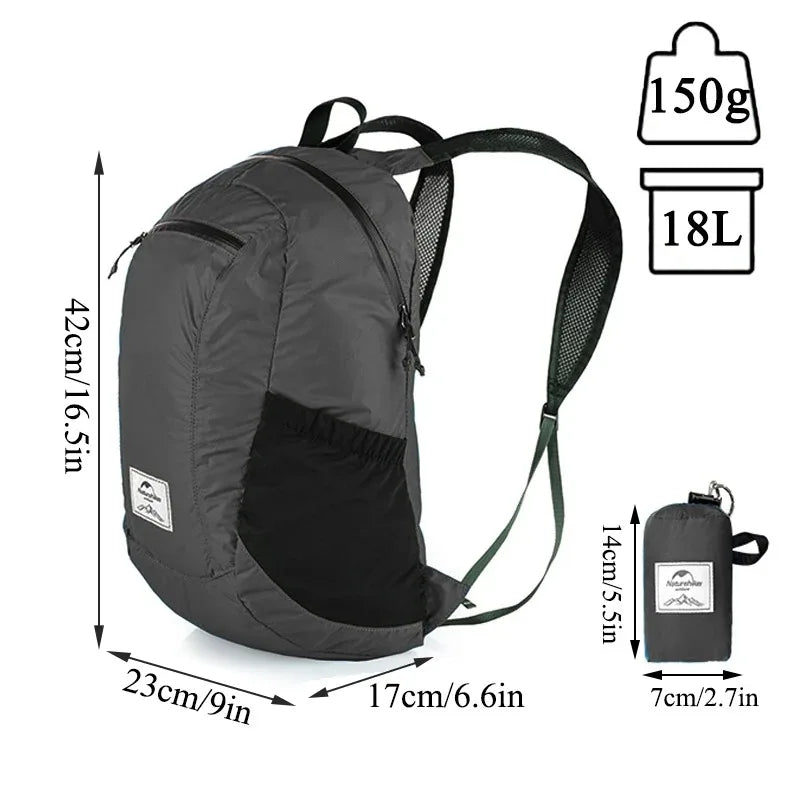 Naturehike Ultra Lightweight Waterproof Nylon Hiking Backpack