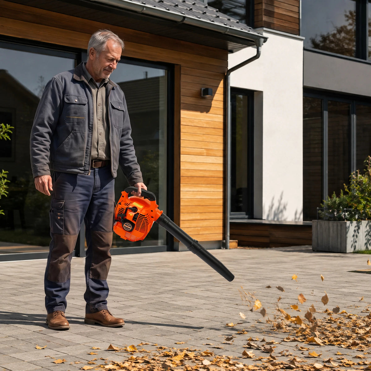 Portable Handheld Gas Powered Leaf Blower For Garden Cleaning