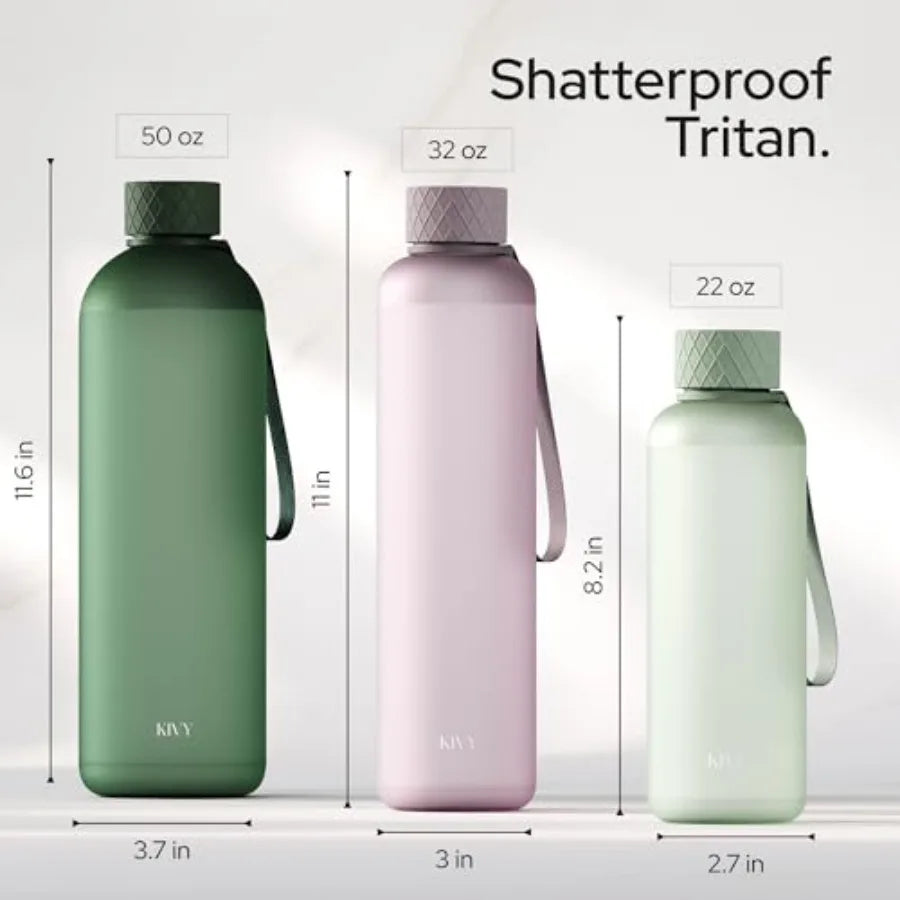 Portable Lightweight Shatterproof Water Bottle For Travel And Sports