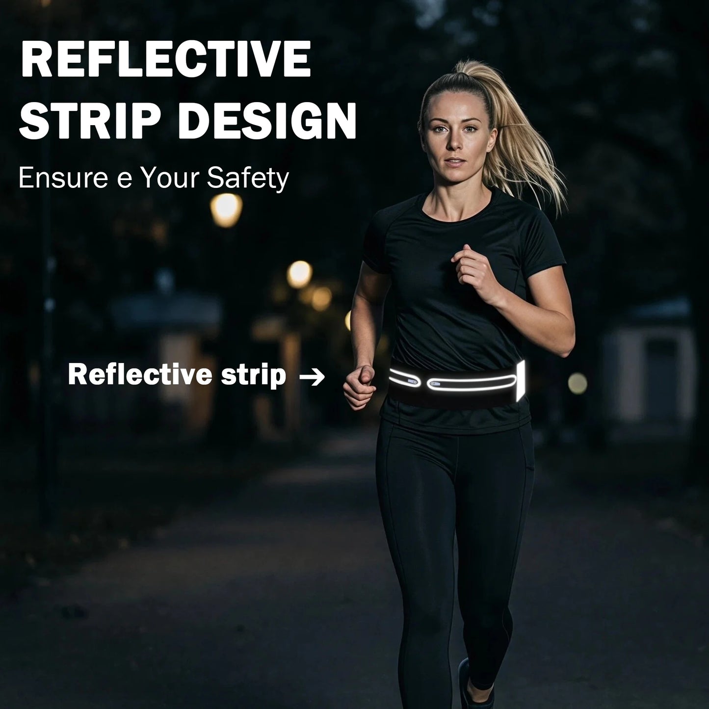 Outdoor Sports Waist Bag And Upf 50 Breathable Arm Sleeves