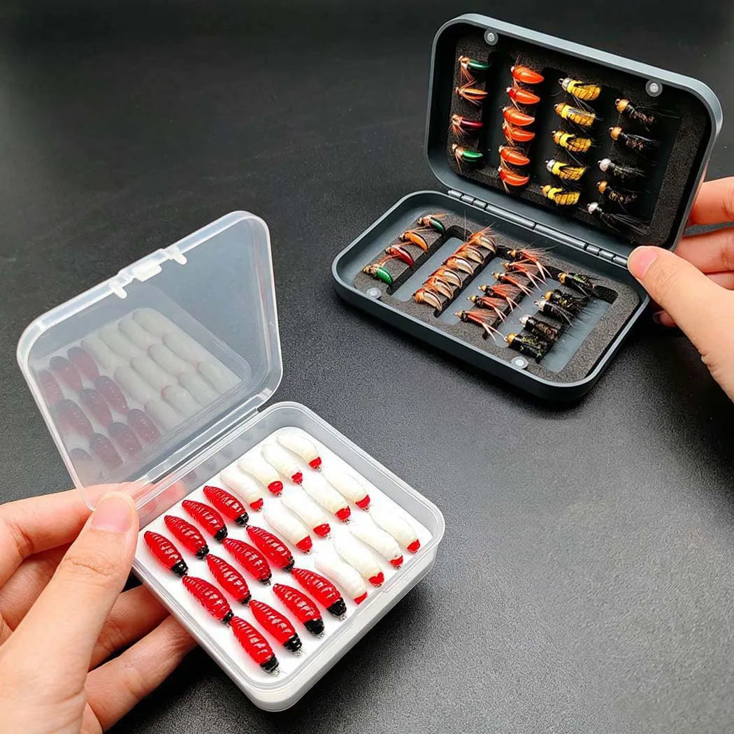 Fly Fishing Kit With Dry Wet Flies And Trout Nymphs