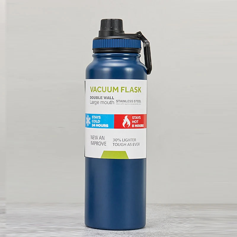 600/800/1000ML Thermos Bottle Stainless Steel Car Thermal Cup Keeps Cold and Heat Thermal Mug Sports Insulated Cup Vacuum Flask