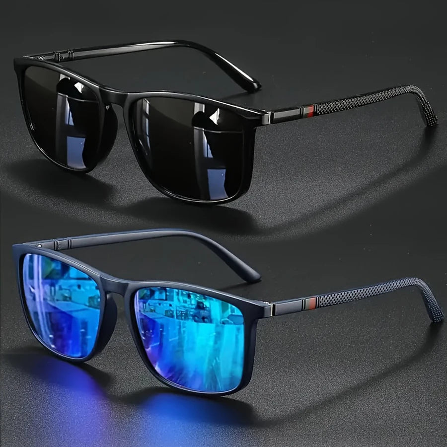 Hindfield Square Vintage Cycling Sunglasses For Men And Women