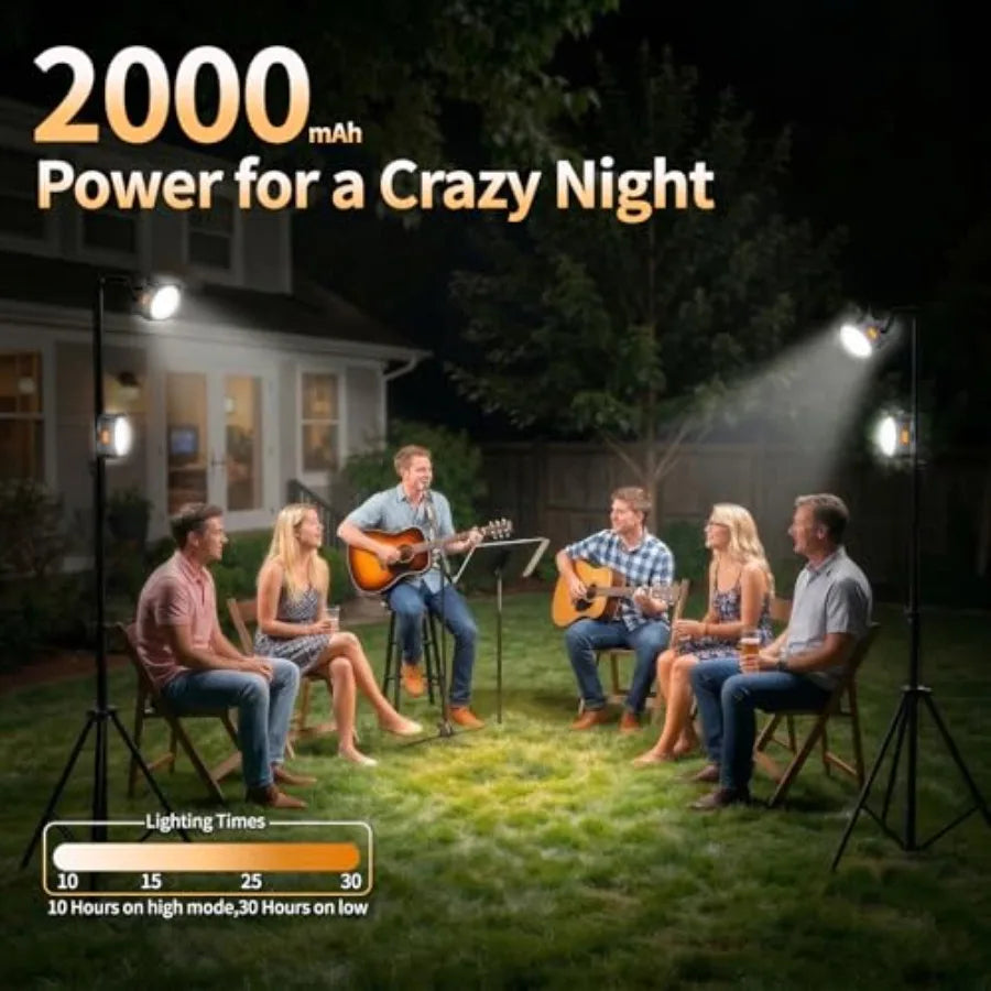 Rechargeable Portable LED Camping Lantern for Tents and Outdoor Adventures