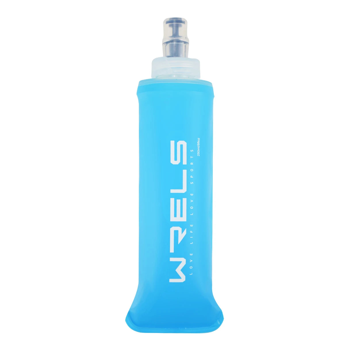 WRELS Collapsible Silicone Water Bottle For Outdoor Camping And Running