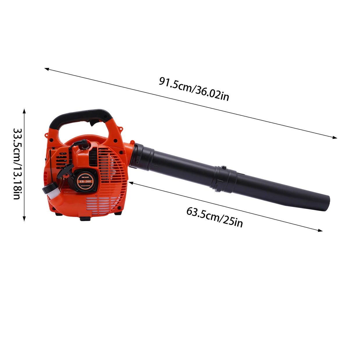 Portable Handheld Gas Powered Leaf Blower For Garden Cleaning