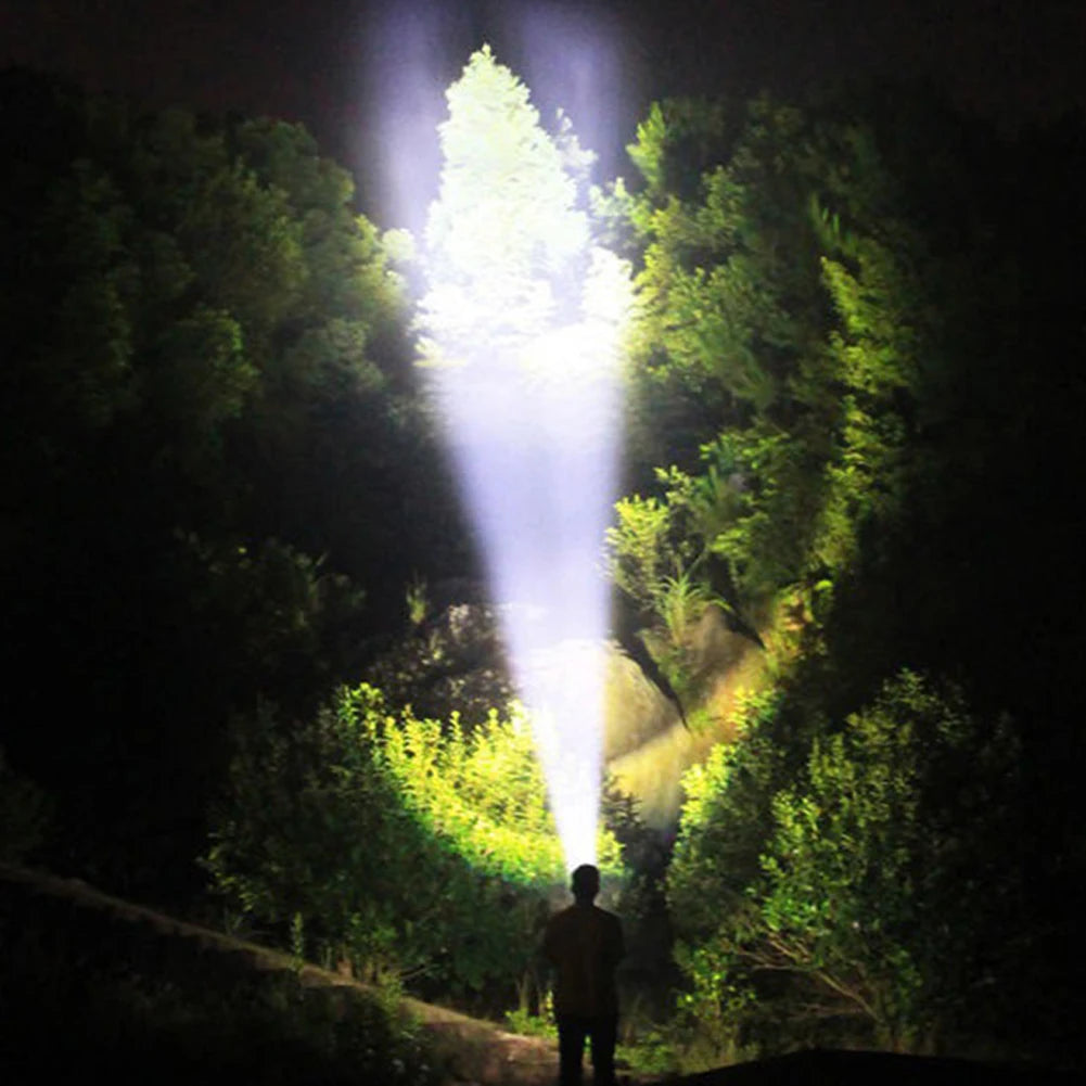 Atuotin 800 Lumens COB LED Flashlight IPX4 Rechargeable Outdoor Torch